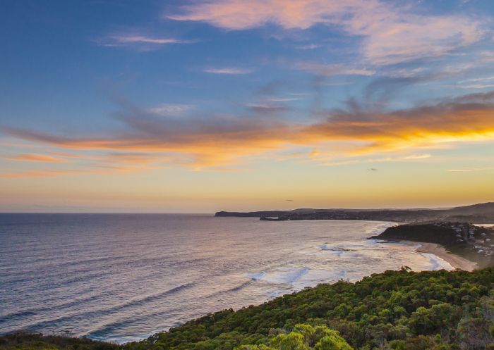 Sun rising over Forresters Beach, Wyong Area - Central Coast. Credit: Central Coast Tourism